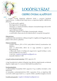 Logo pályázat - Cseppke Óvodai Alapítvány