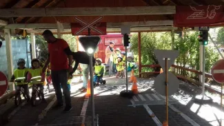 Közlekedésbiztonsági nap a Csemetekert óvodában