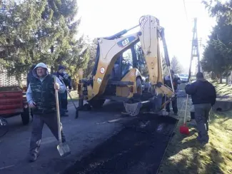 Parkolóépítés Csárdaszálláson