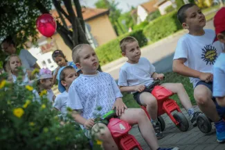 Gyermeknapi motoros felvonulás - Csemetekert Óvoda