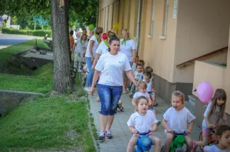 Gyermeknapi motoros felvonulás - Csemetekert Óvoda