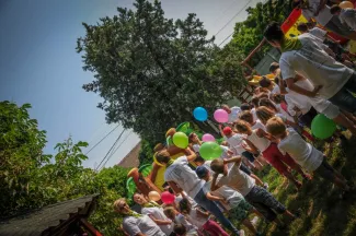 Gyermeknapi motoros felvonulás - Csemetekert Óvoda