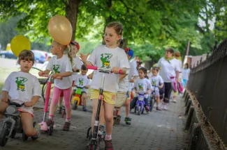 Gyermeknapi motoros felvonulás - Százszorszép Óvoda - Margaréta Óvoda