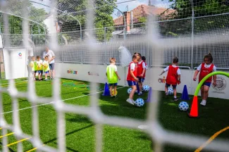 OVI-SPORT PÁLYA ÁTADÓ ÜNNEPSÉG - SZÁZSZORSZÉP ÓVODA