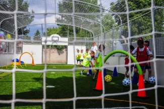 OVI-SPORT PÁLYA ÁTADÓ ÜNNEPSÉG - SZÁZSZORSZÉP ÓVODA