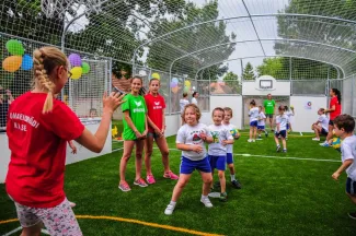 OVI-SPORT PÁLYA ÁTADÓ ÜNNEPSÉG - SZÁZSZORSZÉP ÓVODA