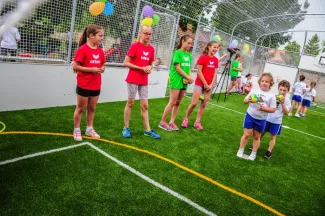 OVI-SPORT PÁLYA ÁTADÓ ÜNNEPSÉG - SZÁZSZORSZÉP ÓVODA