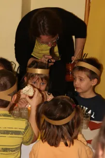 Mézes reggeli a Százszorszép és Margaréta ovisokkal