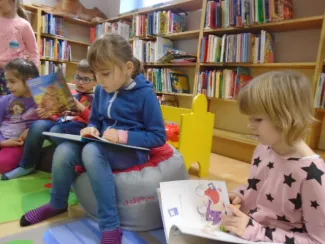 Könyvtár program - Százszorszép Óvoda
