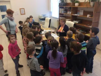 Könyvtár program - Százszorszép Óvoda