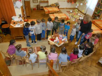 Húsvétvárás a Százszorszép Óvodában