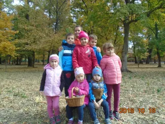 Ősszel a ligetben - Maci csoport