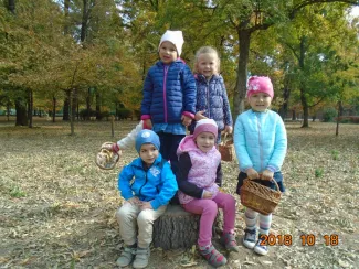 Ősszel a ligetben - Maci csoport
