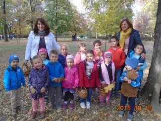 Ősszel a ligetben - Maci csoport