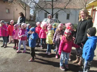 Gyomaendrődi Mentőállomáson jártak a Százszorszép Ovisok