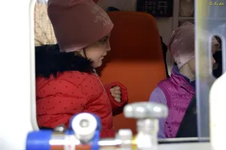 Gyomaendrődi Mentőállomáson jártak a Százszorszép Ovisok