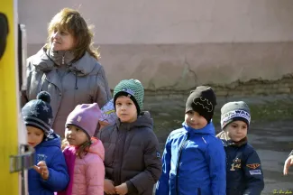 Gyomaendrődi Mentőállomáson jártak a Százszorszép Ovisok