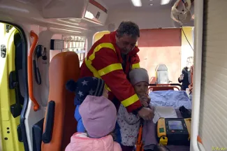 Gyomaendrődi Mentőállomáson jártak a Százszorszép Ovisok