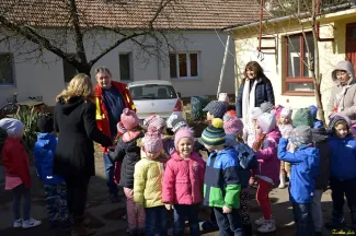 Gyomaendrődi Mentőállomáson jártak a Százszorszép Ovisok