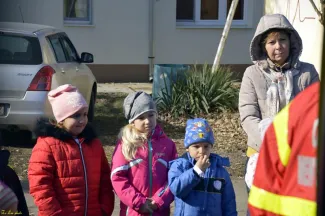 Gyomaendrődi Mentőállomáson jártak a Százszorszép Ovisok