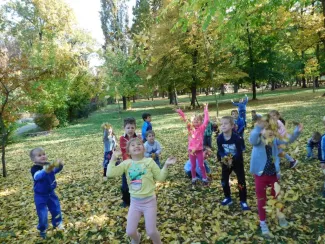 Ősz szele zümmög....Százszorszépesek kirándulása az Erzsébet ligetben