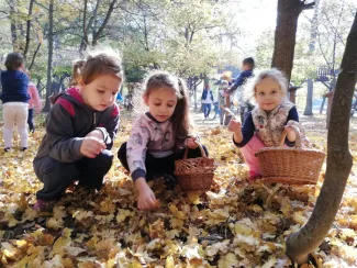 Ősz szele zümmög....Százszorszépesek kirándulása az Erzsébet ligetben