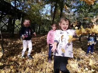 Ősz szele zümmög....Százszorszépesek kirándulása az Erzsébet ligetben