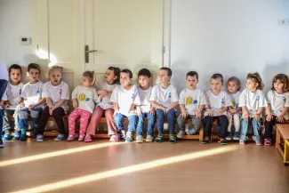 Tornaszobát avattak a Csemetekert ovisok