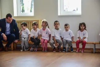 Tornaszobát avattak a Csemetekert ovisok