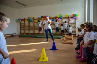 Tornaszobát avattak a Csemetekert ovisok