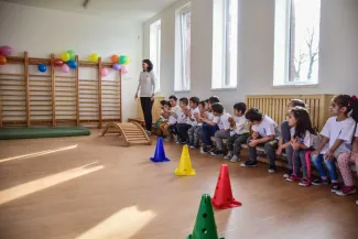 Tornaszobát avattak a Csemetekert ovisok