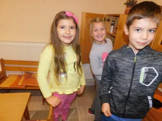 A Százszorszép Óvoda vendégei voltak az 1. osztályosok