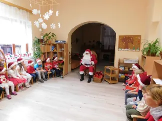 Mikulás ünnep a Százszorszép Óvodában