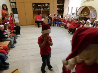 Mikulás ünnep a Százszorszép Óvodában