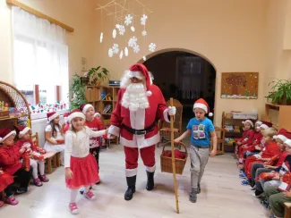 Mikulás ünnep a Százszorszép Óvodában