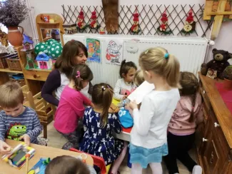 A Százszorszép Óvoda vendégei voltak az 1. osztályosok