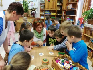 A Százszorszép Óvoda vendégei voltak az 1. osztályosok