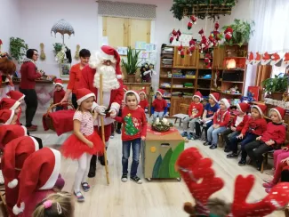 Mikulás ünnep a Százszorszép Óvodában