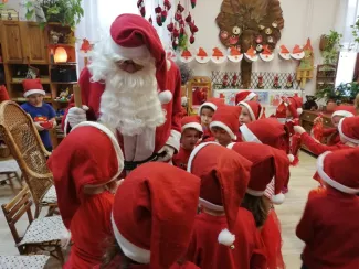 Mikulás ünnep a Százszorszép Óvodában