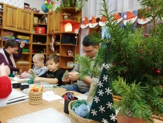 Adventi Játszóház a Százszorszép Óvodában