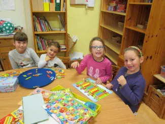 A Százszorszép Óvoda vendégei voltak az 1. osztályosok