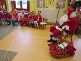 Mikulás ünnep a Százszorszép Óvodában