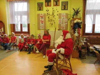 Mikulás ünnep a Százszorszép Óvodában