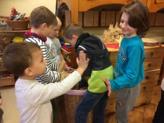 A Százszorszép Óvoda vendégei voltak az 1. osztályosok