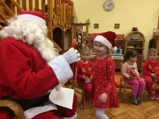 Mikulás ünnep a Százszorszép Óvodában