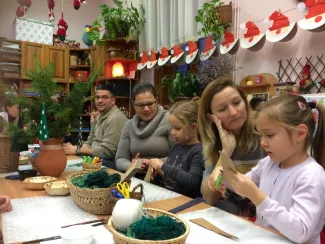 Adventi Játszóház a Százszorszép Óvodában