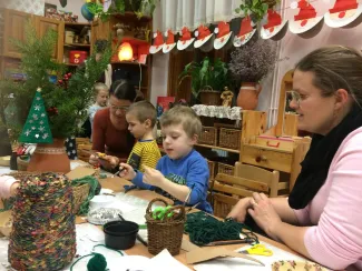 Adventi Játszóház a Százszorszép Óvodában