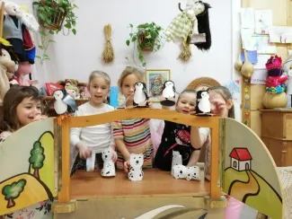 Téli életképek - Százszorszép Óvoda