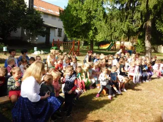 Szüreti hangulat a Százszorszép Óvodában