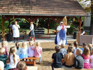 Szüreti hangulat a Százszorszép Óvodában